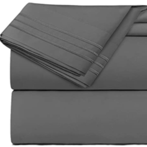 Clara Clark- 1800 Series: Bed Sheet Set- (4Pc.) - Picture 2 of 3